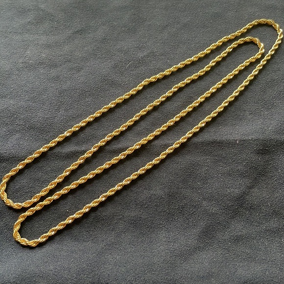 Gold Rope Necklace - Picture 4 of 5